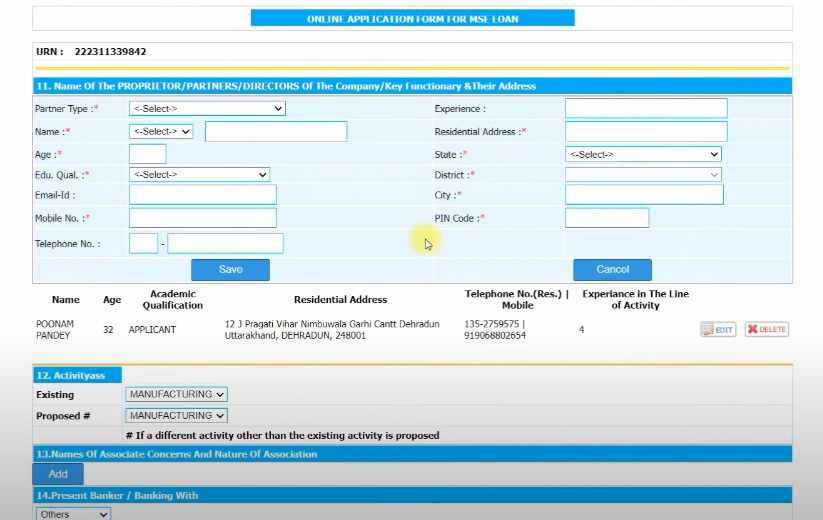 Mudra-loan-application-form