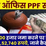 Post Office PPF Scheme: ₹72,000 हजार जमा करने पर मिलेंगे ₹19,52,740 रूपये