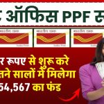 Post Office PPF Scheme: 10 हजार रूपए से शुरू करे निवेश, इतने सालों में मिलेगा ₹14,54,567 का फंड