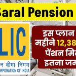 LIC Saral Pension Plan: इस प्लान में हर महीने 12,388 रुपये पेंशन मिलेगी, इतना जमा पर