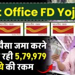 Post Office FD Yojana: 5 साल पैसा जमा करने पर मिल रही 5,79,979 रुपये की रकम