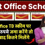 Post Office की TD स्कीम पर मिल रहा बंपर ब्याज, जानें 100000 रुपये जमा करेंगे तो 1 साल बाद कितने मिलेंगे