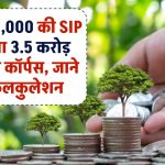 मात्र 10,000 रुपये की SIP से बनेगा 3.5 करोड़ रुपये का कॉर्पस, चेक करें पूरी कैलकुलेशन