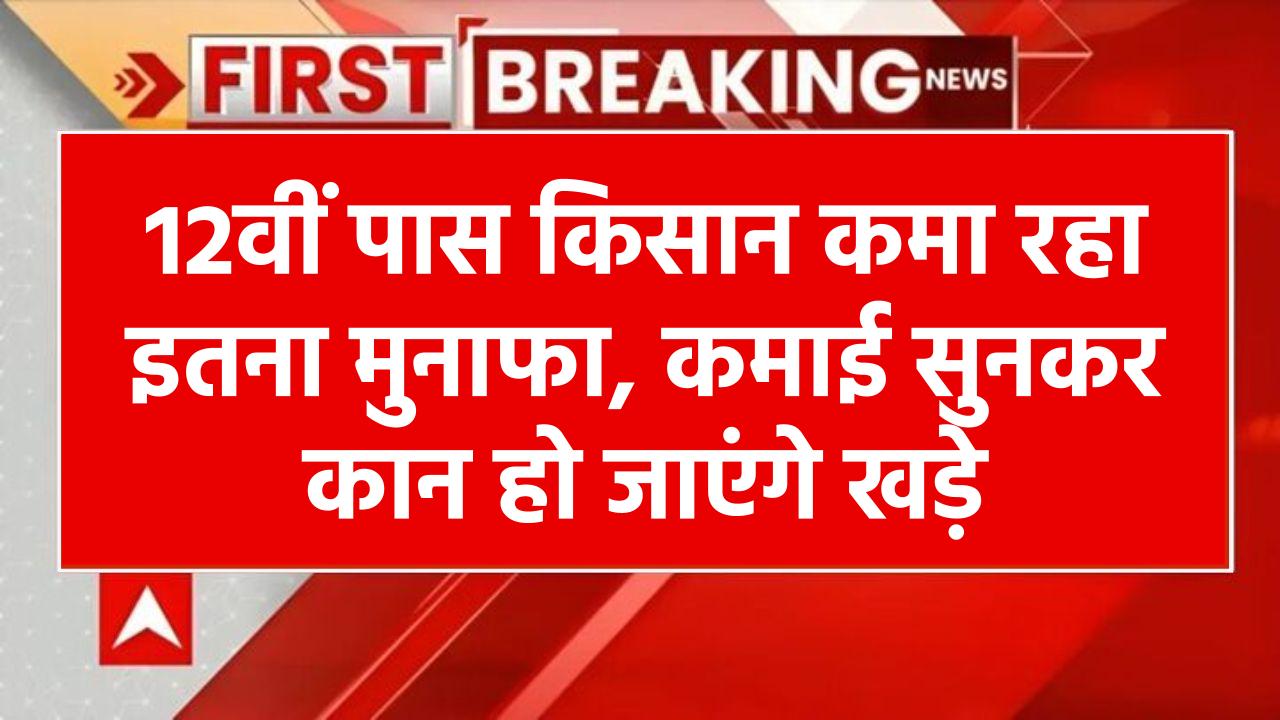 12वीं पास किसान ने सबको कर दिया हैरान, कमा रहा इतना मुनाफा, सुनकर कान हो जाएंगे खड़े