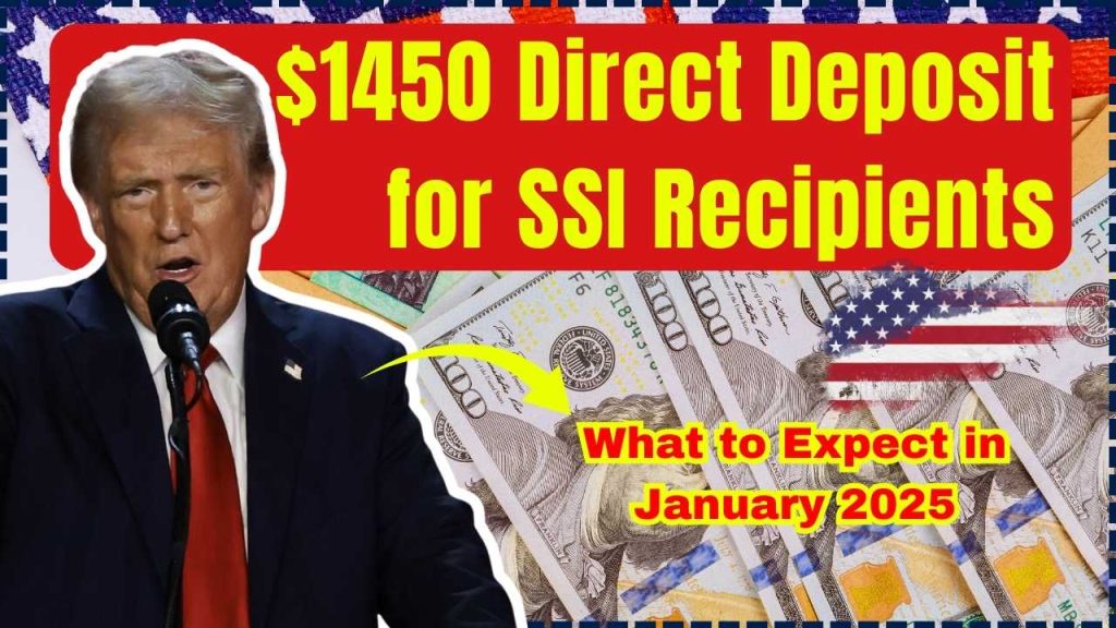 $1450 Direct Deposit for SSI Recipients