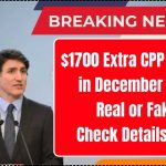 $1700 Extra CPP Pension in December 2024