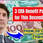 3 CRA Benefit Payments to Watch for This December