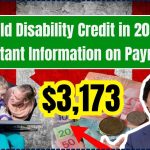 $3,173 Child Disability Credit in 2024