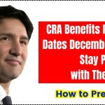 CRA Benefits Payment Dates December 2025