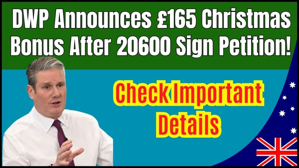 DWP Announces £165 Christmas Bonus After 20600 Sign Petition