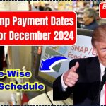 Food Stamp Payment Dates for December 2024