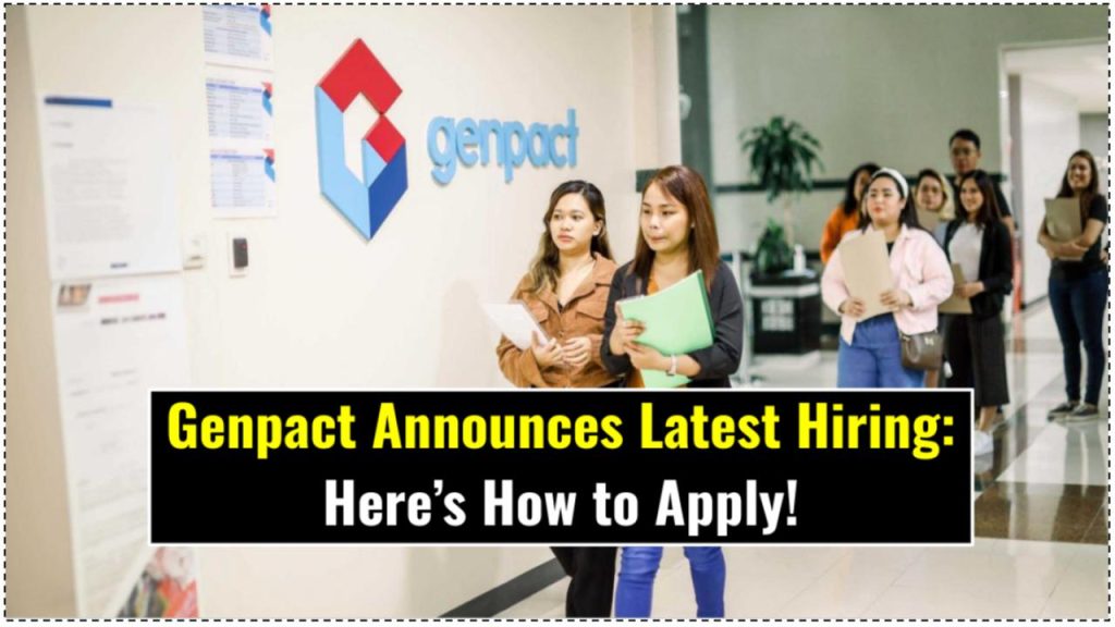 Genpact Announces Latest Hiring for Indian Techies