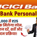 ICICI personal loan: ICICI पर्सनल लोन की ब्याज दरें, शर्तें और आवेदन प्रक्रिया!