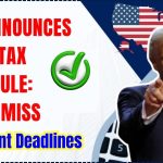 IRS Announces 2025 Tax Schedule