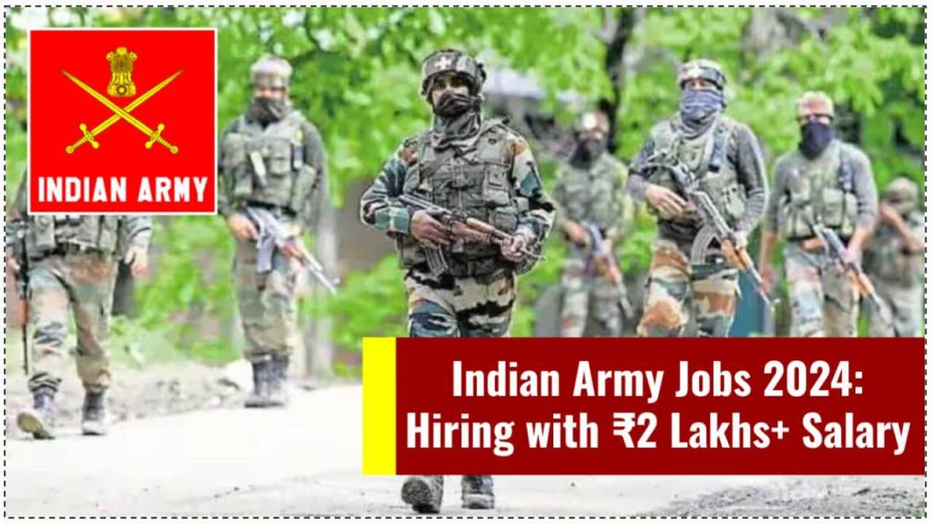 Indian Army Jobs 2024