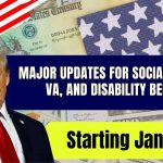 Major Updates for Social Security, VA, and Disability Benefits Starting January 1