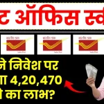 Post Office Yojana: कितने निवेश पर मिलेगा 4,20,470 रुपये का लाभ? यहाँ जानें