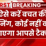 Tax Saving Tips: ऐसे करें बचत की प्लानिंग, कोई नहीं वसूल पाएगा आपसे टैक्स