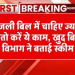 बिजली बिल में चाहिए सबसे ज्यादा छूट, तो करें ये काम, खुद बिजली विभाग ने बता दी स्कीम