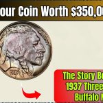 1937 Three-Legged Buffalo Nickel