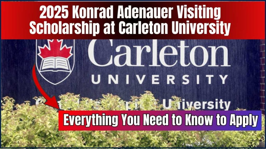 2025 Konrad Adenauer Visiting Scholarship