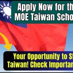 2025 MOE Taiwan Scholarship