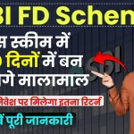 SBI FD Scheme: इस स्कीम में 400 दिनों में बन जाओगे मालामाल, 7 लाख के निवेश पर मिलेगा इतना रिटर्न