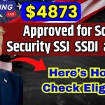 $4873 Approved for Social Security