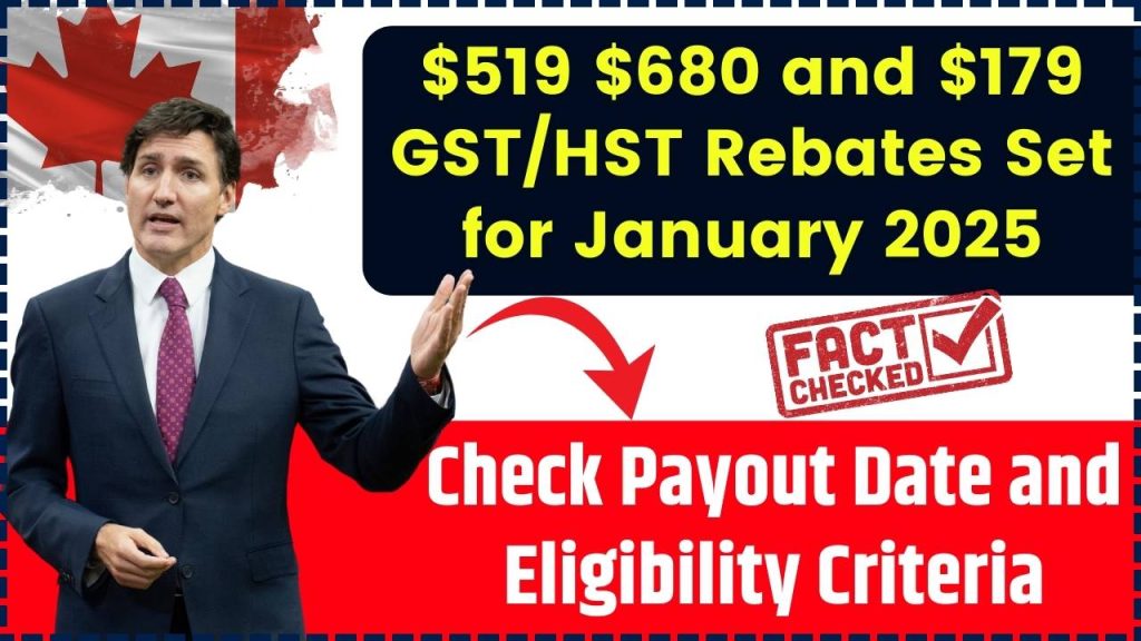 GST/HST Rebates Set for January 2025