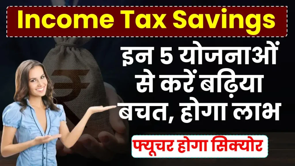 Income Tax Savings Schemes: ये 5 योजनाएं करेंगी बढ़िया बचत, फ्यूचर होगा सिक्योर