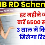 PNB RD Scheme: हर महीने जमा करें 6500 रुपये, देखें 3 साल में कितना मिलेगा रिटर्न?