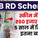 PNB RD Scheme: इस धाकड़ स्कीम में करें 60 हजार रुपये जमा, 5 साल में मिलेगा इतना ब्याज